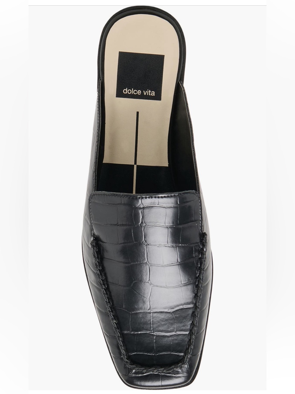 NEW Dolce Vita Brevyn Mule In Midnight Croco Print Stella - Picture 5 of 11